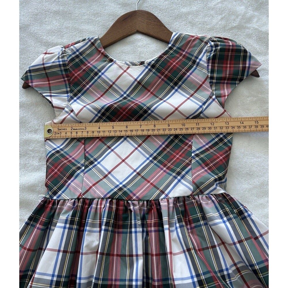 Polo Ralph Lauren Girl Dress Size 8 Classic Plaid Holiday Christmas Preppy - Picture 6 of 9